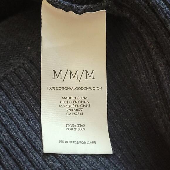 CAbi Viactoria Back Cutout Navy Sweater - Picture 5 of 8